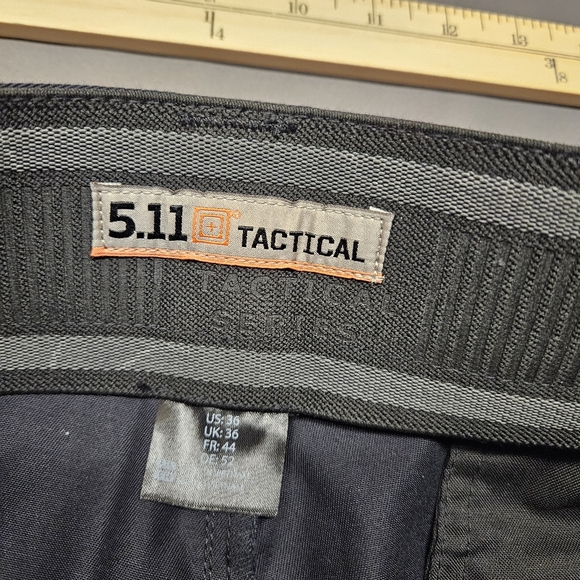 5.11 Tactical Series Cargo Pants Mens 36W Blue Ripstop Utility Work - Picture 2 of 7
